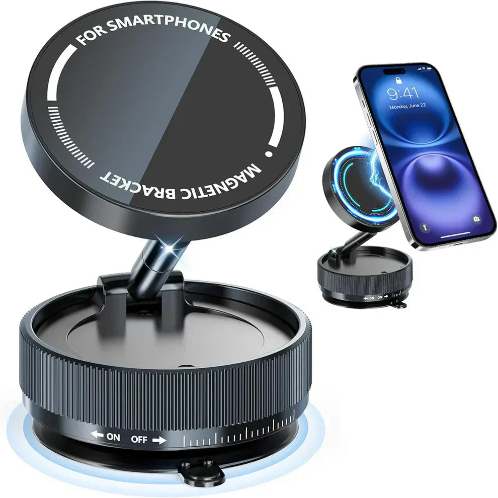 2026 Magnetic vacuum car phone holder 360 adjustable mount